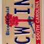 Vanity CW ING C WING license plate Star Wars Plane Pilot Space Wings Airlines