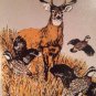 Set Of 3 WILDLIFE DEER license plate Wild Animal GAME Hunting Hunter Sportsman