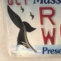 WILDLIFE WHALE license plate RW VU Wild Animal fish Cetacea Marine Mammal Ocean