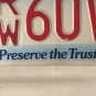 WILDLIFE WHALE license plate RW VU Wild Animal fish Cetacea Marine Mammal Ocean