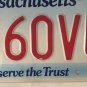 WILDLIFE WHALE license plate RW VU Wild Animal fish Cetacea Marine Mammal Ocean