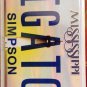UNIVERSITY FLORIDA UF vanity BIG GATOR FAN 2009 license plate Albert Gainesville