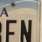 Vanity 1 NASCAR FAN license plate Stock Car Driver Racing Earnhardt Jeff Gordon