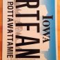 Iowa vanity DIRT FAN license plate Trail Running Track Racing Sports Car Biking
