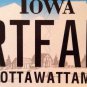 Iowa vanity DIRT FAN license plate Trail Running Track Racing Sports Car Biking