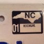 North Carolina vanity RICH GIRL license plate Money Dollar Wealthy Cash Fortune