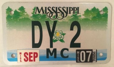 MOTORCYCLE vanity DY 2 DIE TOO license plate fast risk free speed Bike Math ride