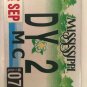 MOTORCYCLE vanity DY 2 DIE TOO license plate fast risk free speed Bike Math ride