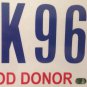 Texas GIVE BLOOD DONOR license plate cowboy Donation transfusion Platelet Draw