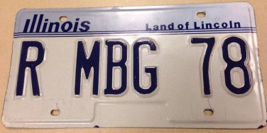 IL vanity OUR MBG Mercedes Benz G class 1978 license plate Daimler W460 W461 SUV