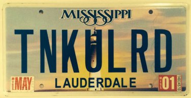 Vanity THANK YOU LORD license plate God Jesus Faith Religion Church Prayer Pray