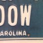 South Carolina vanity MC DOW MCDOW license plate McDowell Mac Do Down MacDowell