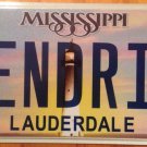 Vanity HENDRIK HENDRICK license plate NASCAR Hendrix Heinrich Henrik Heinrik Rik