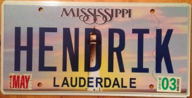 Vanity HENDRIK HENDRICK license plate NASCAR Hendrix Heinrich Henrik Heinrik Rik