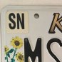 Vanity MISS SHELL CHEL MICHELLE license plate Beach Shelley Shelly Michele Micki