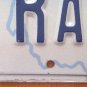Montana vanity RASPBERRY license plate Fruit Farmer Farm Berry Food Sweet Cake