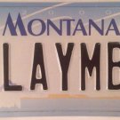 Montana vanity PLAYMOBIL license plate Toy Zirndorf Hans Beck Toys Figurine