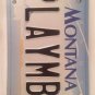 Montana vanity PLAYMOBIL license plate Toy Zirndorf Hans Beck Toys Figurine