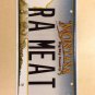 Vanity RAW MEAT license plate steak tartare sushi sashimi oyster carnivore Food
