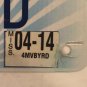 MOTORCYCLE vanity BYRD BIRD license plate Freedom Moon Lake Mount Stadium Animal