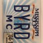 MOTORCYCLE vanity BYRD BIRD license plate Freedom Moon Lake Mount Stadium Animal