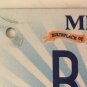 MOTORCYCLE vanity BYRD BIRD license plate Freedom Moon Lake Mount Stadium Animal