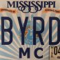 MOTORCYCLE vanity BYRD BIRD license plate Freedom Moon Lake Mount Stadium Animal