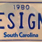Vanity DESIGNER DESIGN America license plate Fashion Clothing Couture