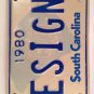 Vanity DESIGNER DESIGN America license plate Fashion Clothing Couture
