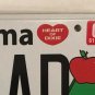 AL TEACHER SCHOOL vanity SUCKS BAD license plate Educator Professor Schoolmaster