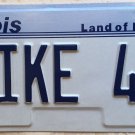 IL vanity BIKE 48 1948 license plate Motorcycle Motorbike Biking Harley Bicycle