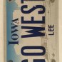Vanity GO WEST license plate Rich Cowboy Ranch Horse Marx Disco Retire Park Dead