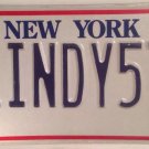 New York vanity LINDY 57 1957 license plate Linda Lynda Lindsey Melinda Linn Lyn