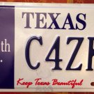 DON'T MESS with Texas KEEP TX BEAUTIFUL license plate environment Wildlife Park