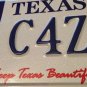 DON'T MESS with Texas KEEP TX BEAUTIFUL license plate environment Wildlife Park