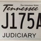 TN JUDICIARY JUDGE license plate Justice Legal Lawsuit Court Law Attorney Lawyer