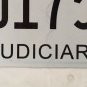 TN JUDICIARY JUDGE license plate Justice Legal Lawsuit Court Law Attorney Lawyer
