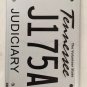 TN JUDICIARY JUDGE license plate Justice Legal Lawsuit Court Law Attorney Lawyer