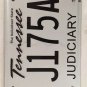 TN JUDICIARY JUDGE license plate Justice Legal Lawsuit Court Law Attorney Lawyer