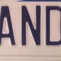 Vanity G ANDY GANDHI license plate Mahatma Indian Peace Non Violence Bapu Gandy