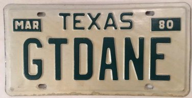Vanity GREAT DANE DOG license plate Puppy Animal Lover Pet breed German Mastiff