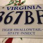 Butterfly license plate conserve Wildlife insect tiger caterpillar Fly Papillon