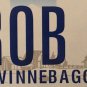 Iowa vanity ROB K ROBERT license plate Robby Robbie Bob Bobby Winnebago County
