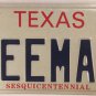 Vanity BMW BEEMER license plate German Auto Bayerische Motoren Werke AG car TX