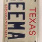 Vanity BMW BEEMER license plate German Auto Bayerische Motoren Werke AG car TX
