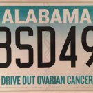 OVARIES CANCER PATIENT license plate Oncologist M.D. Doctor Fallopian tubes