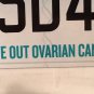 OVARIES CANCER PATIENT license plate Oncologist M.D. Doctor Fallopian tubes