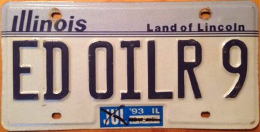 Vanity EDMONTON OILERS 9 license plate Hockey Sports Alberta Canada NHL Stanley