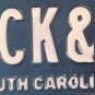 Vanity JACK & EH license plate John Elaine Ellen Emma Ehud Ely Jackie Jackson SC