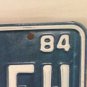 Vanity JACK & EH license plate John Elaine Ellen Emma Ehud Ely Jackie Jackson SC